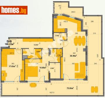 Тристаен, 214m² - Апартамент за продажба - 113289285