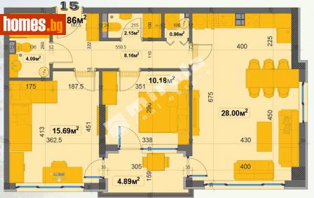 Тристаен, 101m² - Апартамент за продажба - 113289348