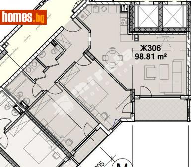 Тристаен, 117m² - Апартамент за продажба - 113310880