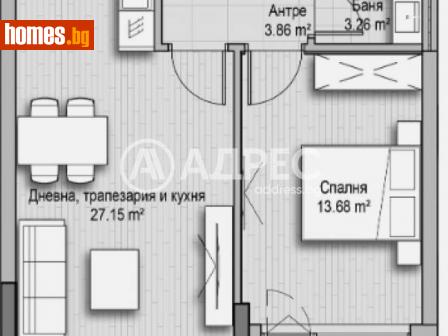 Двустаен, 76m² - Апартамент за продажба - 113388899