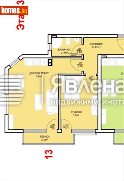 Двустаен, 67m² - Варна, Варна - Апартамент за продажба - ЯВЛЕНА - 113418863