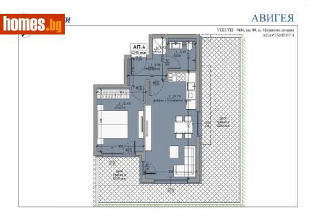 Двустаен, 62m² - Апартамент за продажба - 113465211