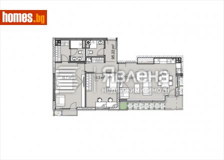 Тристаен, 112m² - Апартамент за продажба - 113541148
