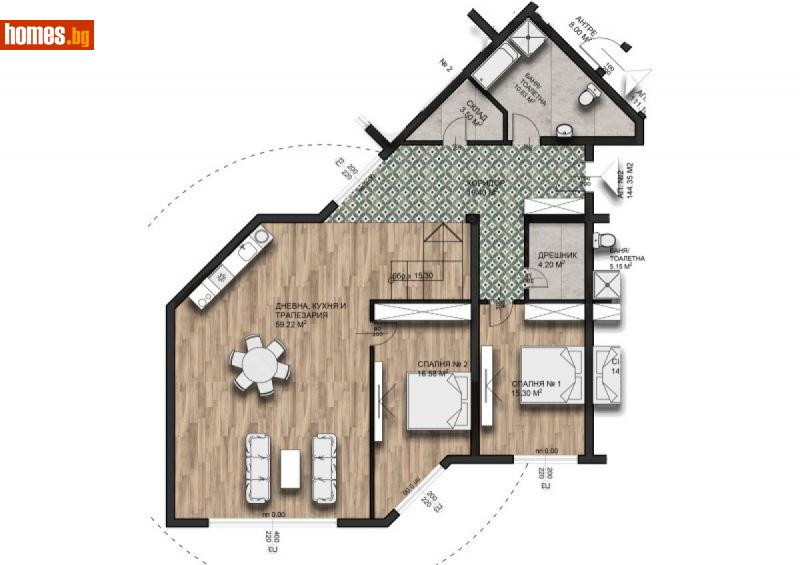 Тристаен, 148m² - С.Малки Чифлик, Велико Търново - Апартамент за продажба - PROPER HOMES - 113551402