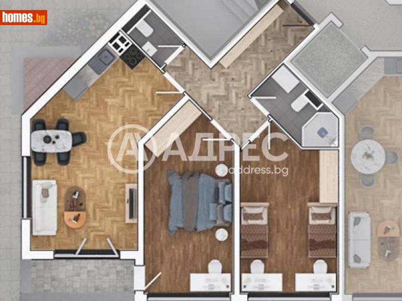 Тристаен, 110m² - Жк. Овча Купел 1, София - Апартамент за продажба - АДРЕС НЕДВИЖИМИ ИМОТИ - 113628770