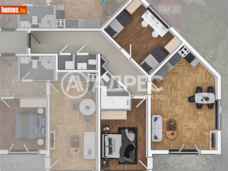 Тристаен, 118m² - Жк. Овча Купел 1, София - Апартамент за продажба - АДРЕС НЕДВИЖИМИ ИМОТИ - 113628786