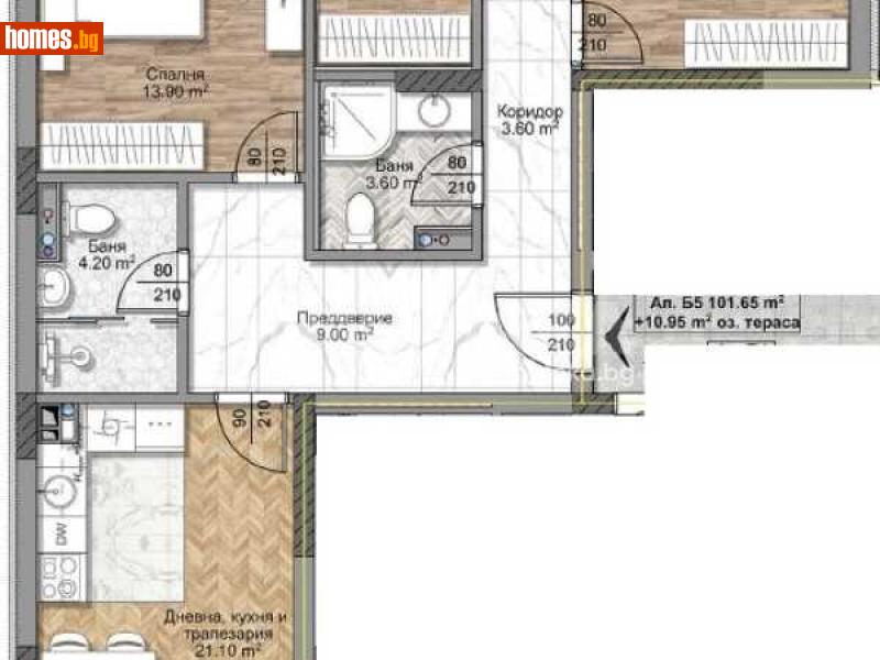 Многостаен, 121m² - Жк. Овча Купел, София - Апартамент за продажба - ИМОТЕКА АД - 113628922