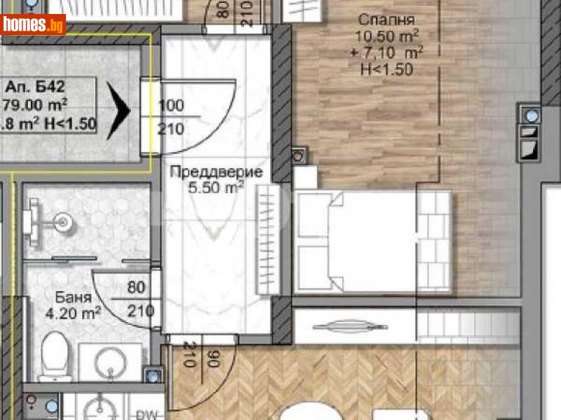 Тристаен, 93m² - Жк. Овча Купел, София - Апартамент за продажба - ИМОТЕКА АД - 113644410