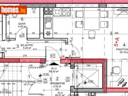 Едностаен, 41m² - Апартамент за продажба - 113689367