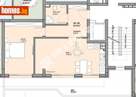 Двустаен, 77m² - Апартамент за продажба - 113722052