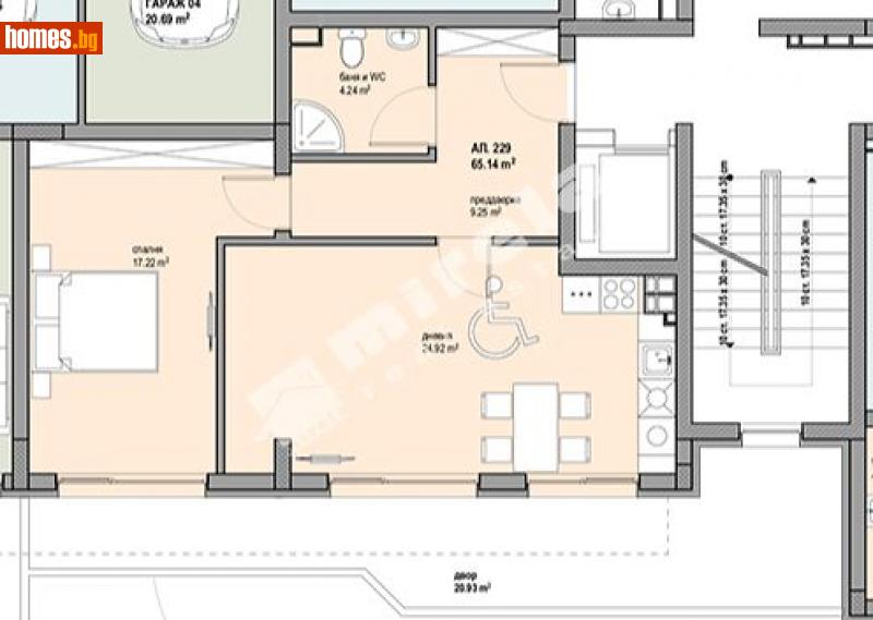 Двустаен, 77m² - Жк. Люлин 8, София - Апартамент за продажба - МИРЕЛА - 113722052