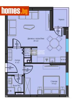 Двустаен, 77m² - Апартамент за продажба - 113722980