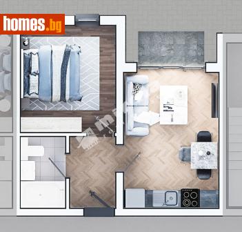 Двустаен, 58m² - Апартамент за продажба - 113759835