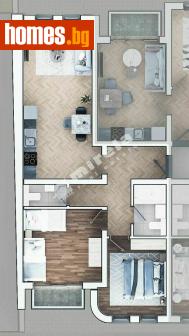 Тристаен, 102m² - Апартамент за продажба - 113759837