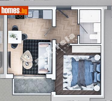 Двустаен, 57m² - Апартамент за продажба - 113759919