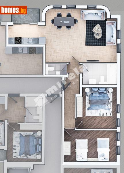 Тристаен, 134m² - Жк. Зона Б19, София - Апартамент за продажба - МИРЕЛА - 113759951