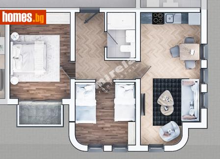 Тристаен, 97m² - Апартамент за продажба - 113759955