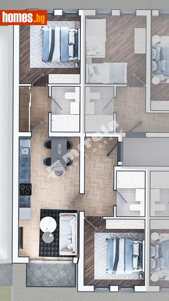 Тристаен, 105m² - Жк. Зона Б19, София - Апартамент за продажба - МИРЕЛА - 113759961