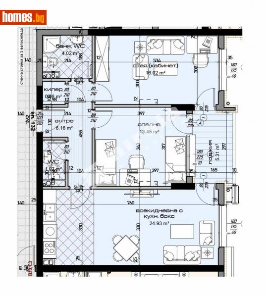 Тристаен, 102m² - Жк. Младост, Варна - Апартамент за продажба - МИРЕЛА - 113865309