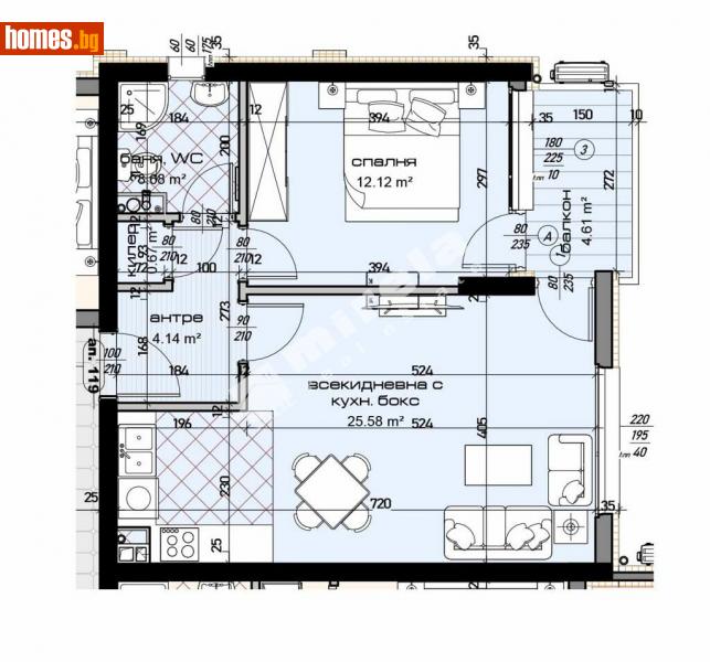 Двустаен, 75m² - Жк. Младост, Варна - Апартамент за продажба - МИРЕЛА - 113865312