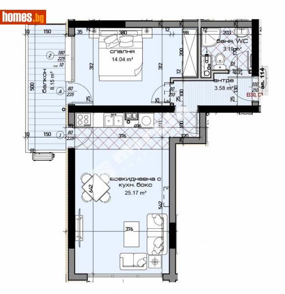 Двустаен, 81m² - Жк. Младост, Варна - Апартамент за продажба - МИРЕЛА - 113881909