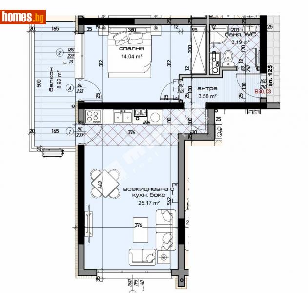 Двустаен, 83m² - Жк. Младост, Варна - Апартамент за продажба - МИРЕЛА - 113881914