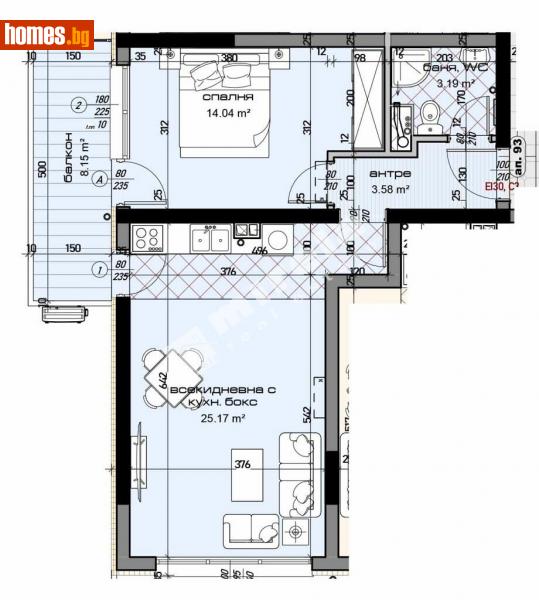 Двустаен, 81m² - Жк. Младост, Варна - Апартамент за продажба - МИРЕЛА - 113881915