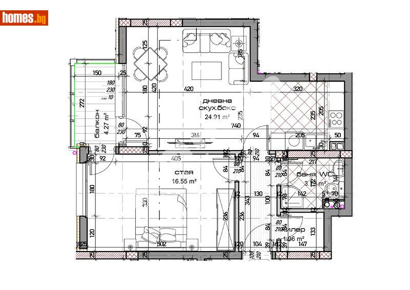 Двустаен, 78m² - Жк. Младост, Варна - Апартамент за продажба - МИРЕЛА - 113881941