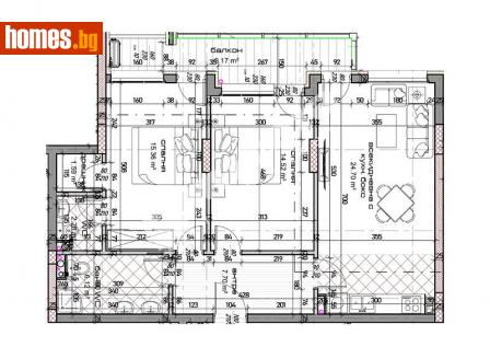 Тристаен, 113m² - Апартамент за продажба - 113881948
