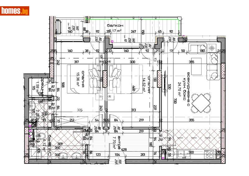Тристаен, 113m² - Жк. Младост, Варна - Апартамент за продажба - МИРЕЛА - 113881948