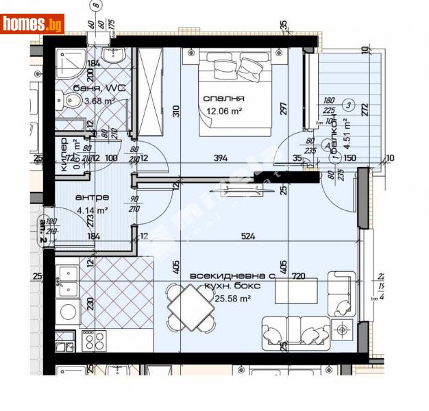 Двустаен, 72m² - Жк. Младост, Варна - Апартамент за продажба - МИРЕЛА - 113881961