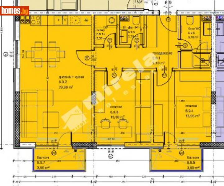 Тристаен, 114m² -  Кайсиева Градина, Варна - Апартамент за продажба - МИРЕЛА - 114031333
