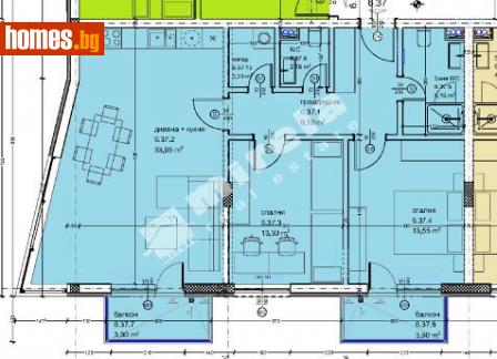 Тристаен, 119m² - Апартамент за продажба - 114031344