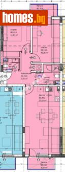 Тристаен, 103m² - Апартамент за продажба - 114031366