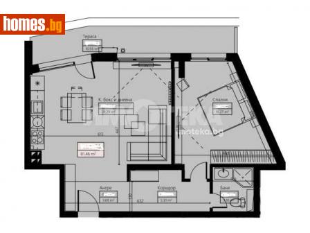 Двустаен, 98m² - Апартамент за продажба - 114143045