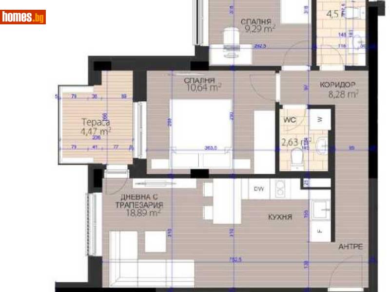 Тристаен, 83m² - Жк. Изгрев, София - Апартамент за продажба - ИМОТЕКА АД - 114221024