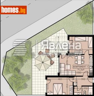 Двустаен, 210m² - Апартамент за продажба - 114320821