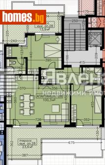 Тристаен, 162m² - Апартамент за продажба - 114320842