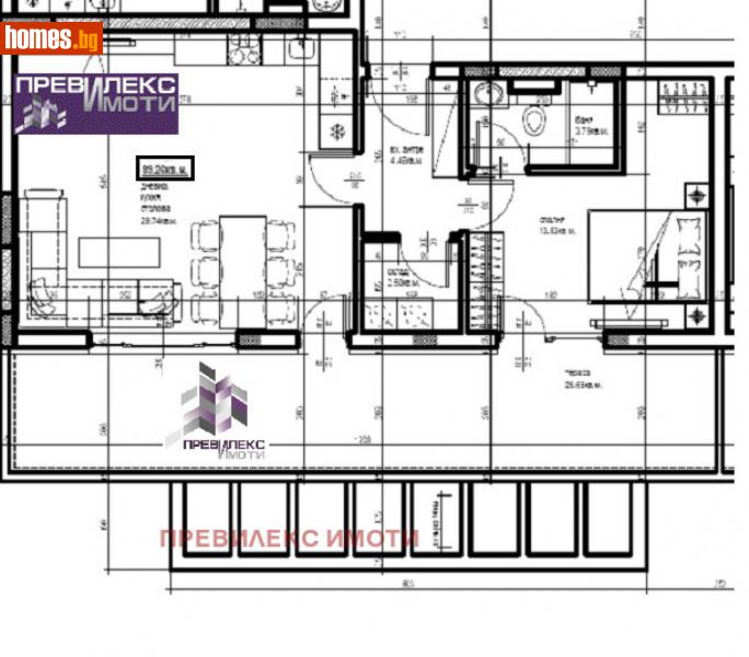 Двустаен, 105m² - Жк. Христо Смирненски, Пловдив - Апартамент за продажба - Превилекс имоти ЕООД - 114429380