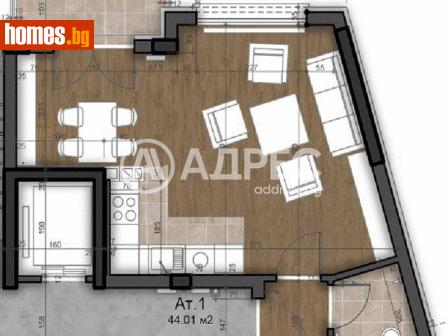 Едностаен, 55m² - Апартамент за продажба - 114658647