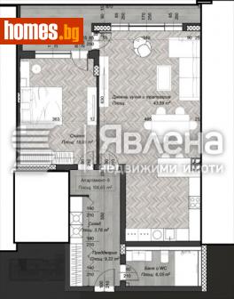 Двустаен, 126m² - Апартамент за продажба - 114689199