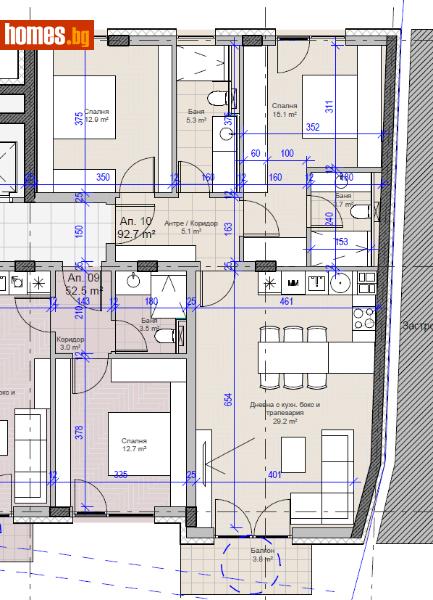Тристаен, 111m² - Жк. Левски, София - Апартамент за продажба - ВМВ ИНЖЕНЕРИНГ ГРУП ЕООД - 114696376