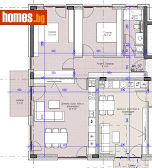 Тристаен, 118m² - Апартамент за продажба - 114696744