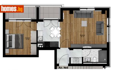 Двустаен, 80m² - Апартамент за продажба - 114795710