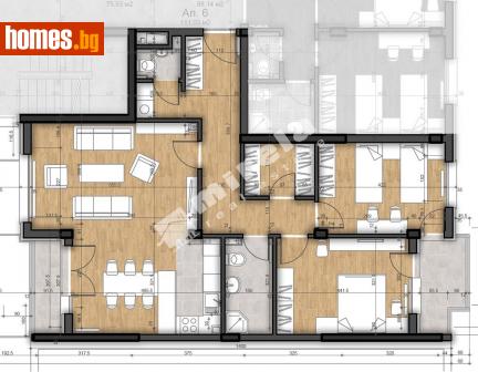 Тристаен, 137m² - Апартамент за продажба - 114973674