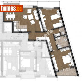 Тристаен, 135m² - Апартамент за продажба - 114973679