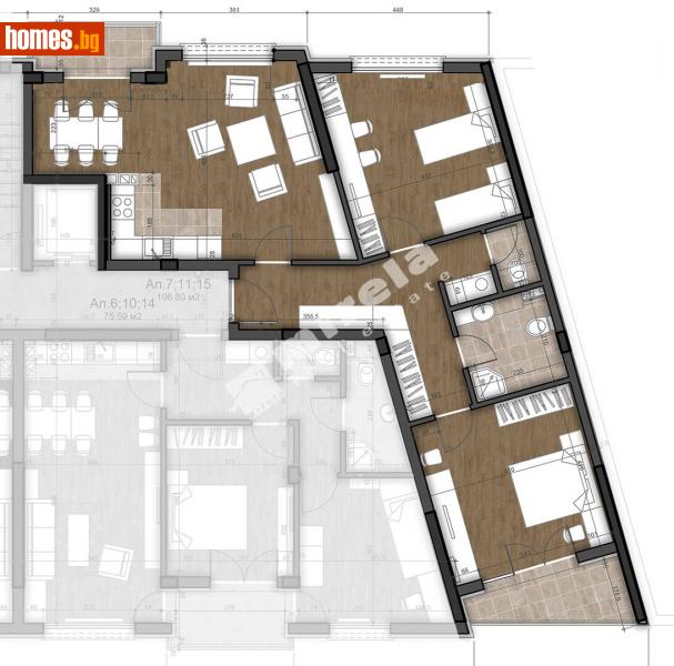 Тристаен, 135m² - Жк. Левски В, София - Апартамент за продажба - МИРЕЛА - 114973679