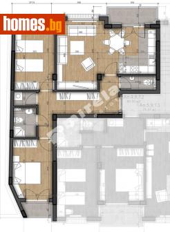 Тристаен, 115m² - Апартамент за продажба - 114973694