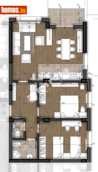 Тристаен, 111m² - Жк. Левски В, София - Апартамент за продажба - МИРЕЛА - 114973749