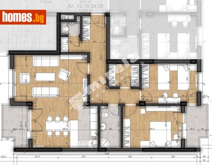 Тристаен, 139m² - Апартамент за продажба - 114973784